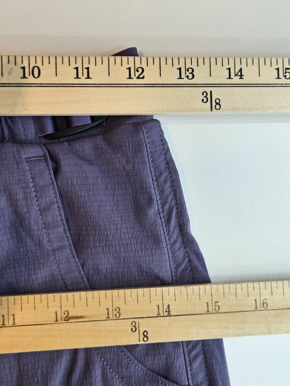 Athleta Girl Trekkie Trail Crop Pants Purple Kids Size L Wide Leg Activewear - Picture 10 of 13